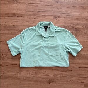 H&M Mint Green Polo Shirt